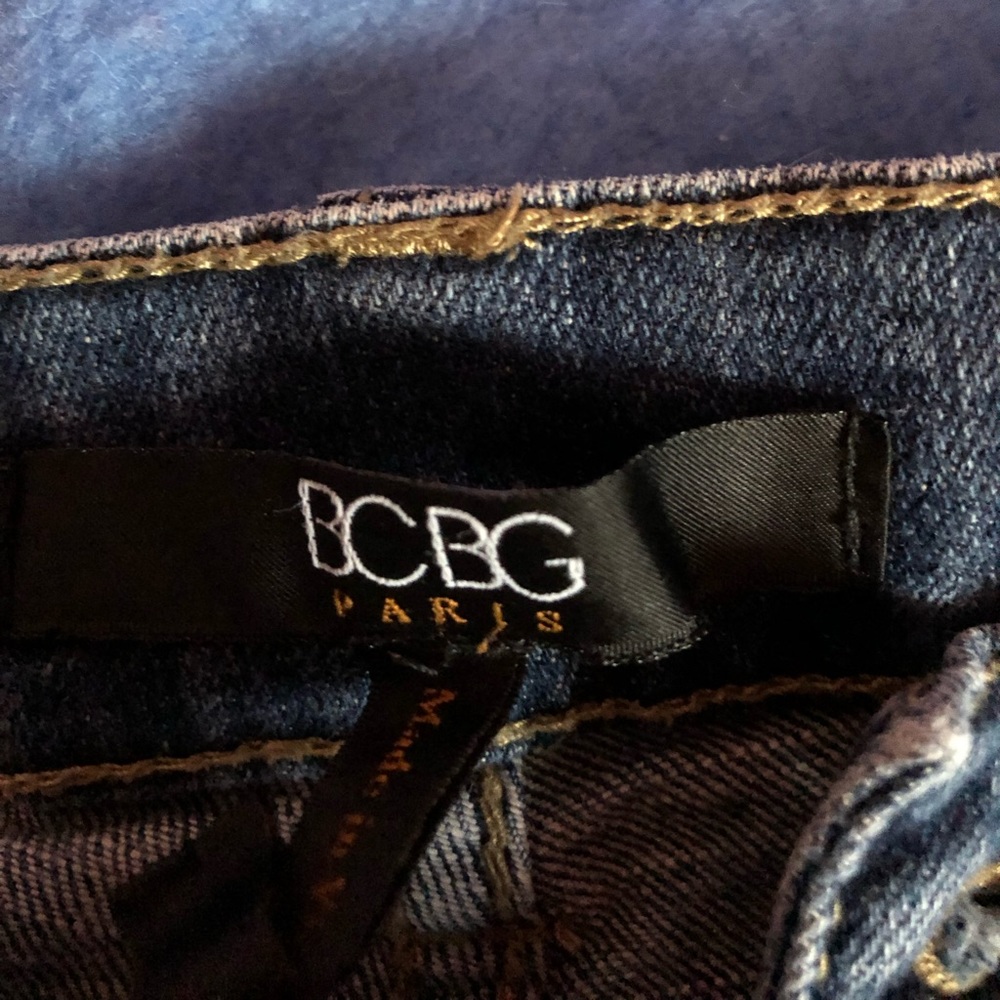 Blue jeans size 16 BcBg wide leg